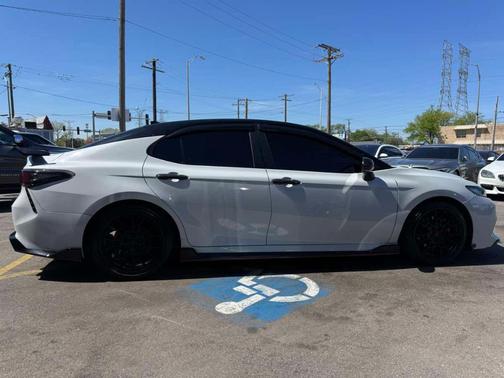 Ice Edge / Midnight Black Metallic 2021 Toyota Camry TRD V6