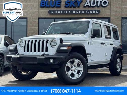 Bright White Clearcoat 2022 Jeep Wrangler Unlimited Sport