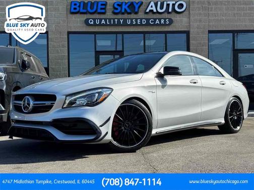 Polar Silver Metallic 2019 Mercedes-Benz AMG CLA 45 Base 4MATIC