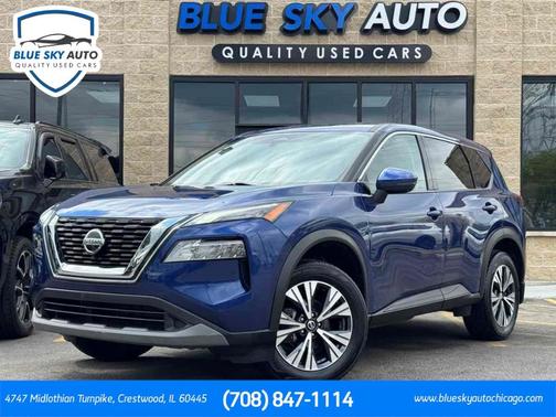 Caspian Blue 2021 Nissan Rogue SV