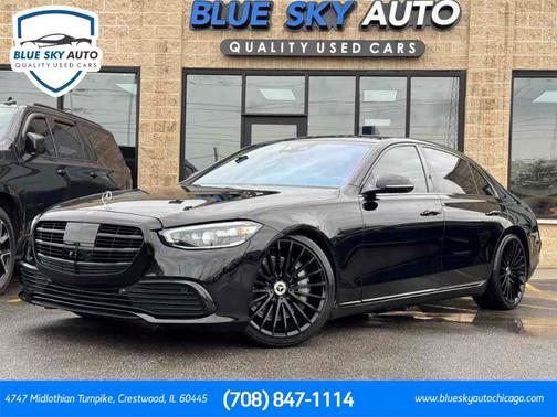 Black 2021 Mercedes-Benz S-Class S 580 4MATIC
