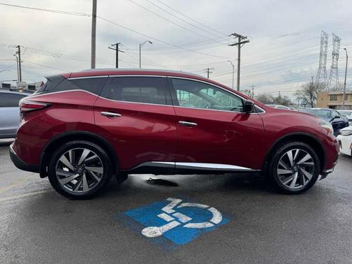 Red 2017 Nissan Murano Platinum