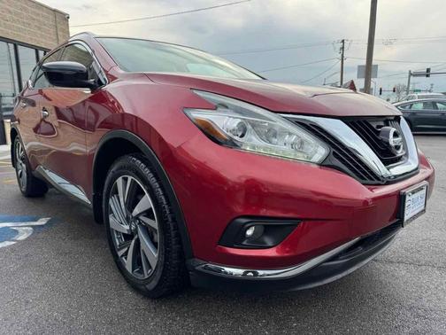 Red 2017 Nissan Murano Platinum