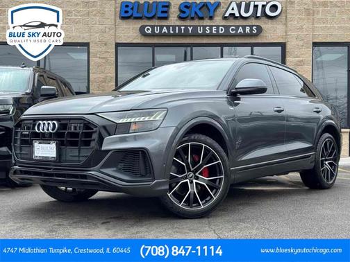 Daytona Gray Pearl Effect 2021 Audi Q8 55 Premium Plus