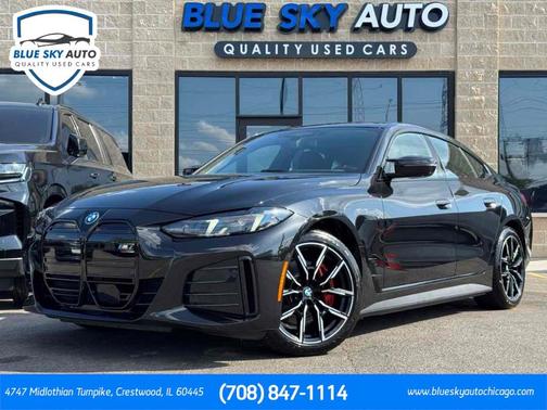 Black Sapphire Metallic 2025 BMW i4 Gran Coupe M50