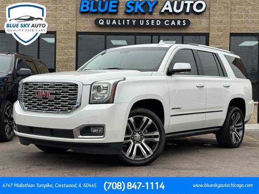 White Frost Tri-Coat 2019 GMC Yukon Denali
