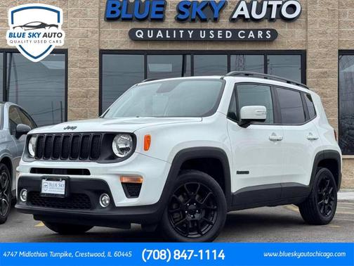 Alpine White Clearcoat 2020 Jeep Renegade Altitude