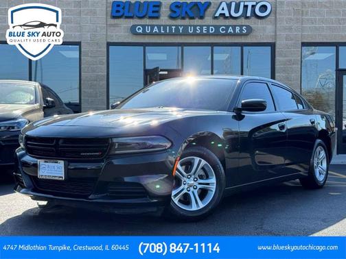 Pitch Black Clearcoat 2023 Dodge Charger SXT