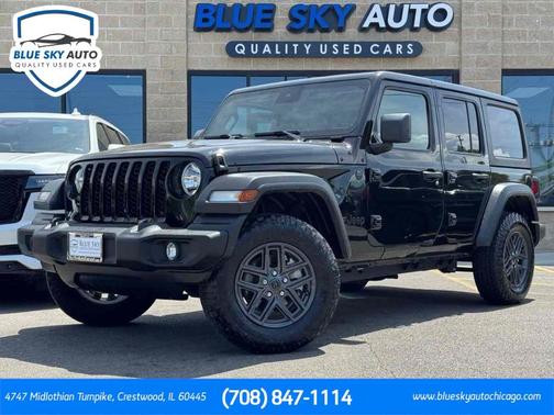 Black Clearcoat 2024 Jeep Wrangler Sport