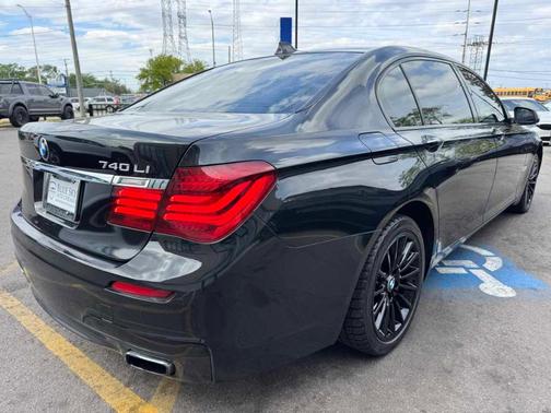 Black Sapphire Metallic 2015 BMW 740 Li