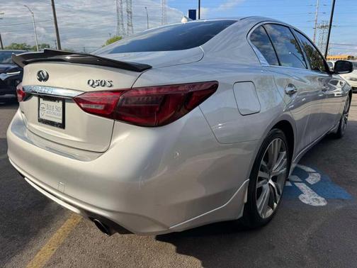 Liquid Platinum 2018 INFINITI Q50 3.0t Sport