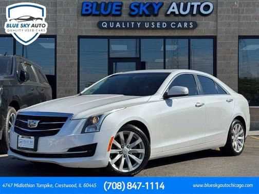 Crystal White Tri-Coat 2018 Cadillac ATS 2.0L Turbo
