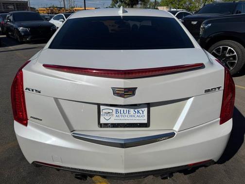 Crystal White Tri-Coat 2018 Cadillac ATS 2.0L Turbo