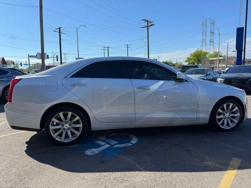 Crystal White Tri-Coat 2018 Cadillac ATS 2.0L Turbo