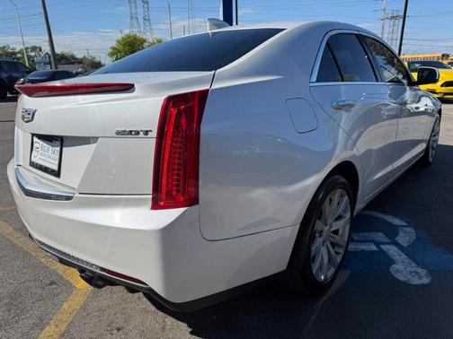 Crystal White Tri-Coat 2018 Cadillac ATS 2.0L Turbo