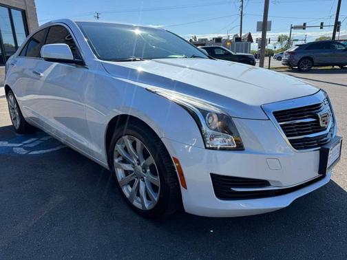 Crystal White Tri-Coat 2018 Cadillac ATS 2.0L Turbo