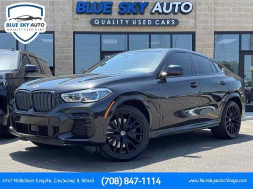 Black Sapphire Metallic 2023 BMW X6 M50i