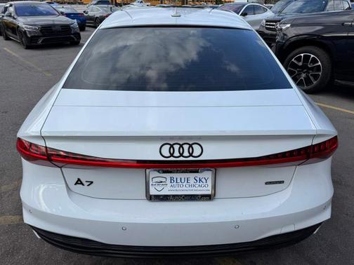 Glacier White Metallic 2021 Audi A7 55 Premium