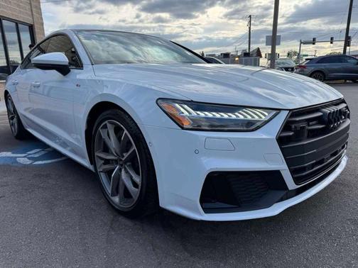 Glacier White Metallic 2021 Audi A7 55 Premium