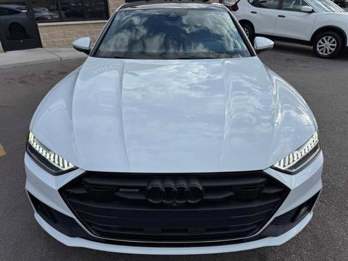 Glacier White Metallic 2021 Audi A7 55 Premium