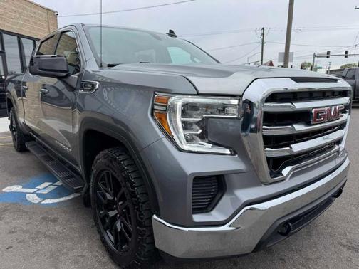 Satin Steel Metallic 2021 GMC Sierra 1500 SLE