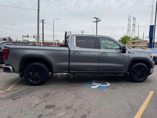 Satin Steel Metallic 2021 GMC Sierra 1500 SLE