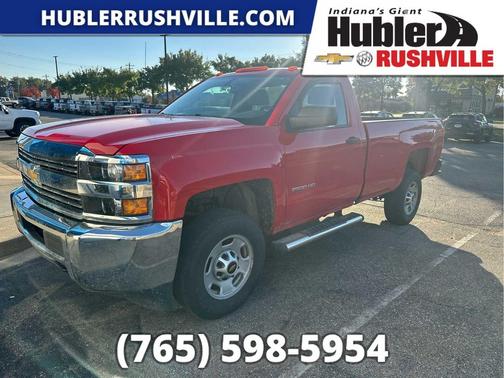 Red Hot 2018 Chevrolet Silverado 2500 WT