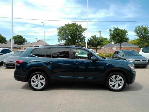 Tourmaline Blue Metallic 2021 Volkswagen Atlas 3.6L SE w/Technology