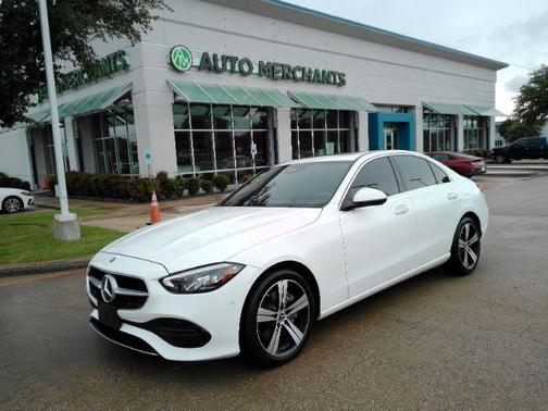 Polar White 2023 Mercedes-Benz C-Class Sedan