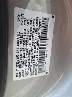 2006 Honda Odyssey EX-L