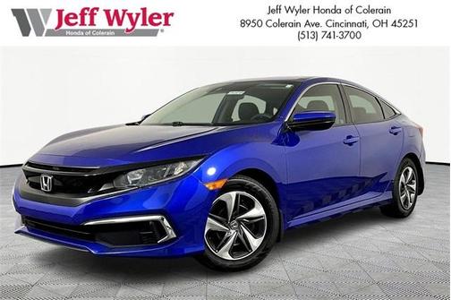 Aegean Blue Metallic 2020 Honda Civic LX