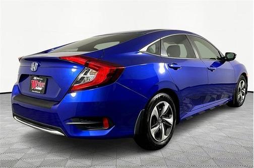 Aegean Blue Metallic 2020 Honda Civic LX