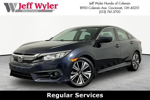 Cosmic Blue Metallic 2017 Honda Civic