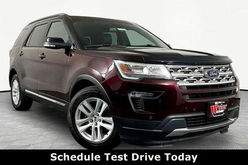Burgundy Velvet Metallic Tinted Clearcoat 2018 Ford Explorer XLT