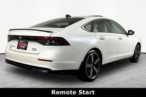Platinum White Pearl 2023 Honda Accord Hybrid Sport