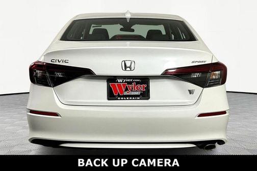 Platinum White Pearl 2025 Honda Civic Sport