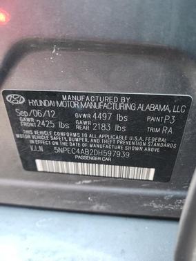 2013 Hyundai SONATA Limited 2.0T