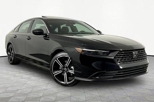 Crystal Black Pearl 2025 Honda Accord Hybrid Sport