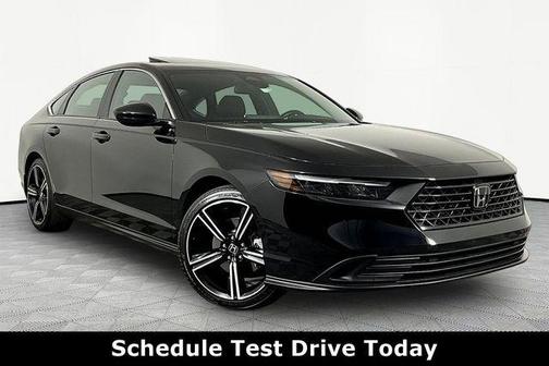 Crystal Black Pearl 2025 Honda Accord Hybrid Sport