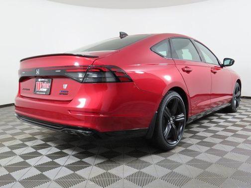 Radiant Red Metallic 2026 Honda Accord Hybrid Sport-L