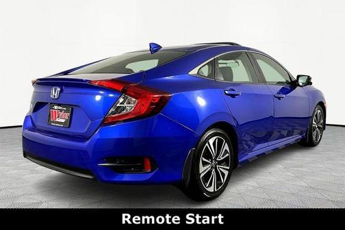 Aegean Blue Metallic 2017 Honda Civic EX-T