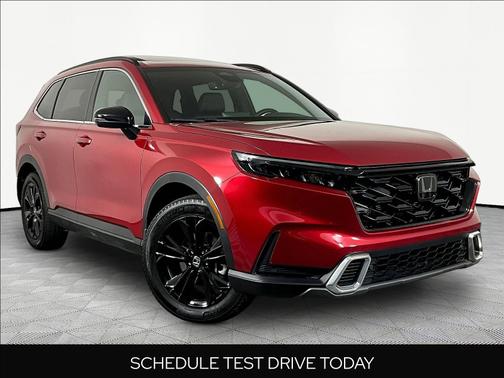 Radiant Red Metallic 2025 Honda CR-V Hybrid