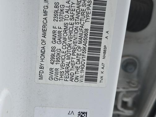 2019 Honda Accord EX-L