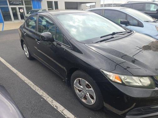 Crystal Black Pearl 2013 Honda Civic LX
