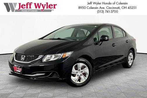 Crystal Black Pearl 2013 Honda Civic LX
