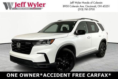 Platinum White Pearl 2025 Honda Pilot Black Edition