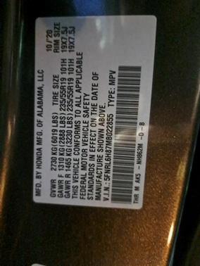 2021 Honda Odyssey Touring