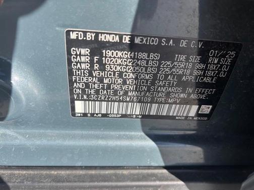 2025 Honda HR-V Sport