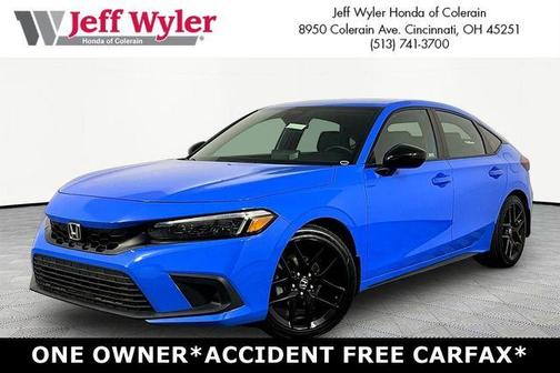 Boost Blue Pearl 2023 Honda Civic Sport