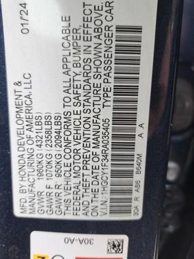 2024 Honda Accord EX